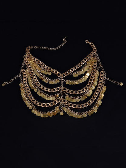 Punk Multilayer Tassels Footchain Accessories