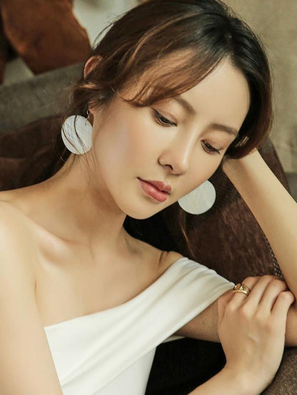 925 Silver Needle Shell Earrings
