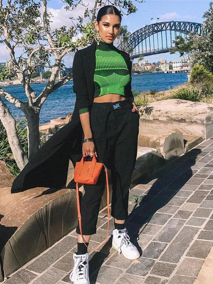 Sports Casual Long Sleeves Tees And Leggings