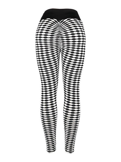 Striped High Waist Sports Leggings