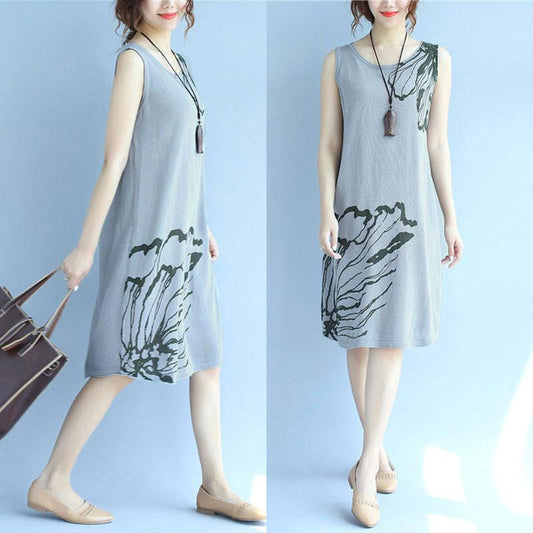 Women Retro Casual Slim Slip Dress