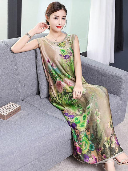 National Style Super Loose Long Dress