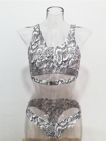 Snakeskin Sexy Bikinis Swimwear