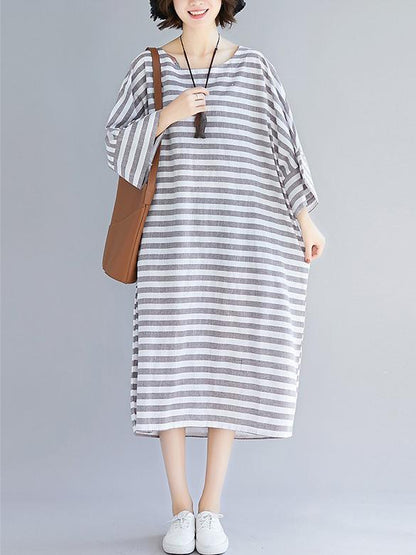 Original Oversize Striped Dress