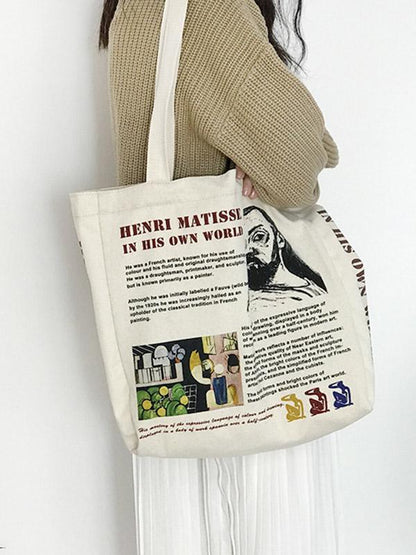 Matisse Portrait Canvas Big Bag