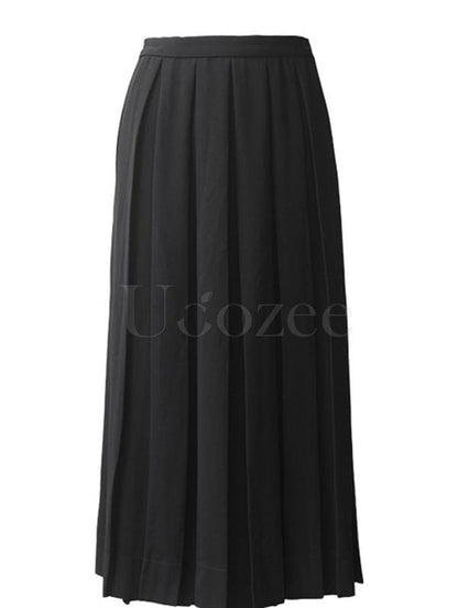 Casual Ruffled Empire Skirt