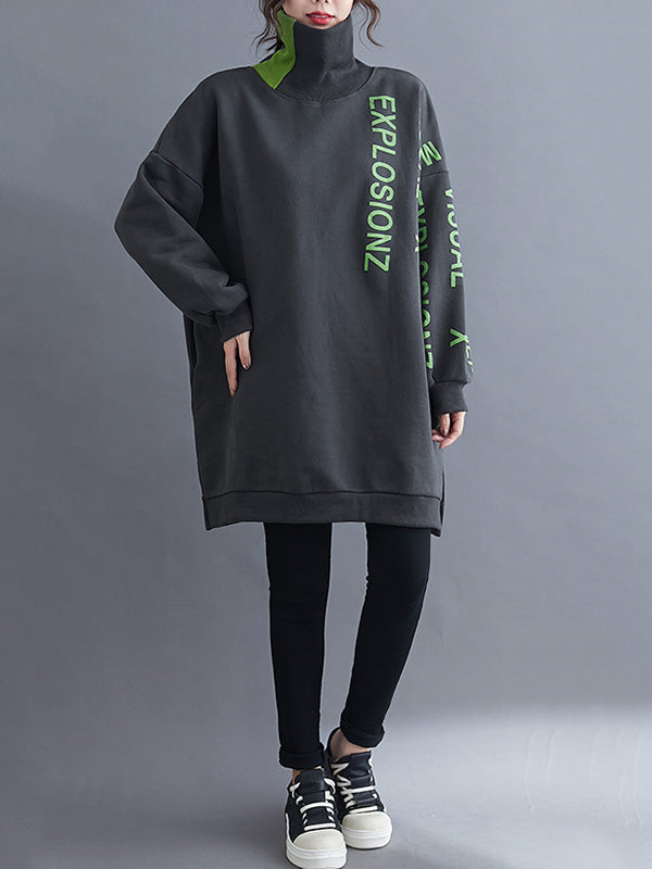 Original Split-Joint Letter Print Sweatshirts