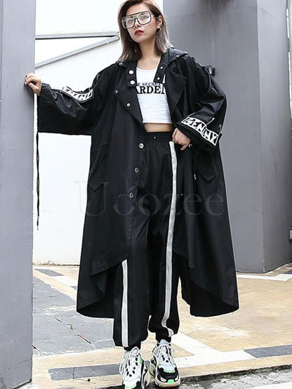 New Printed Cropped Long Outwear
