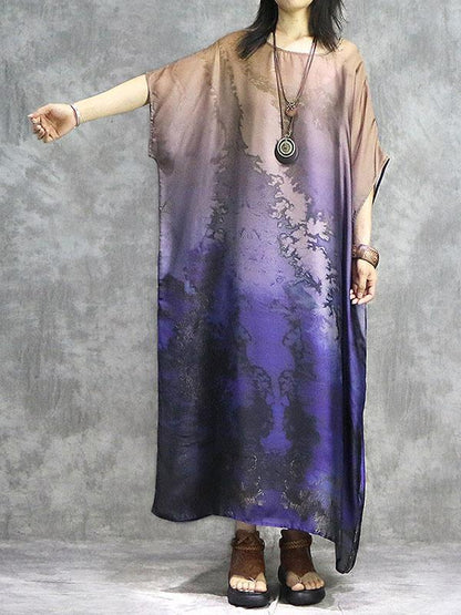 Loose National Printed 2-pieces Long Robe