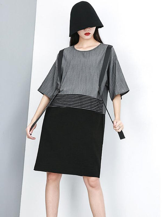 Loose False-two Split-joint Dress