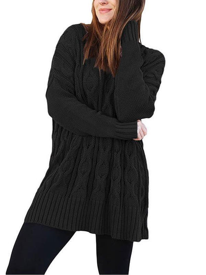Asymmetric V-neck Sweater Tops