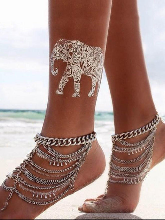 Fashion Bohemia Tassels Footchain Accessories