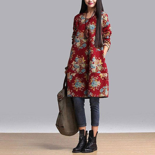 Women cotton print blouse