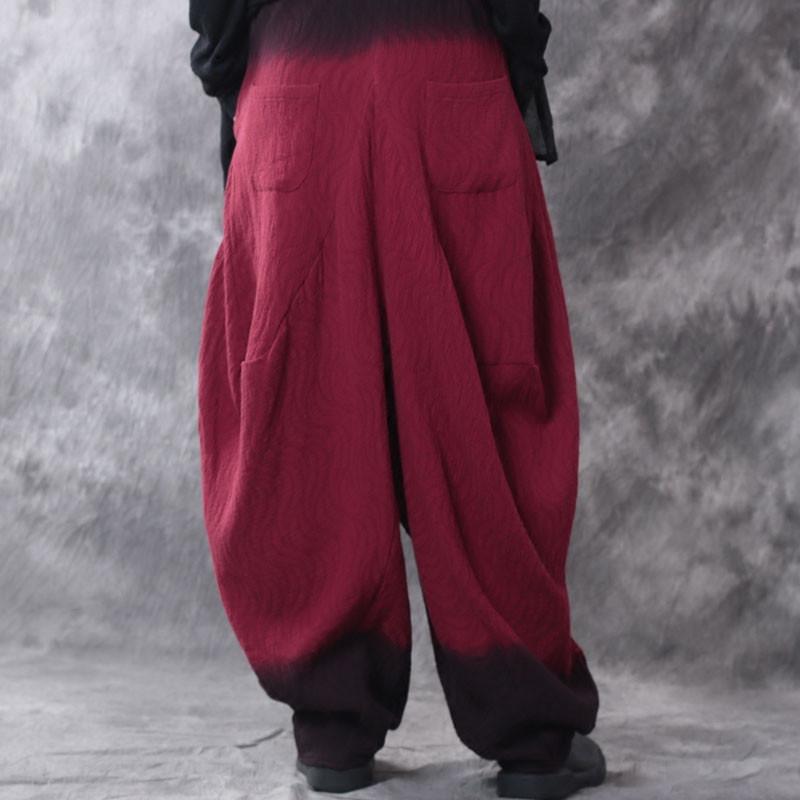Casual Linen Loose Gradient Pants