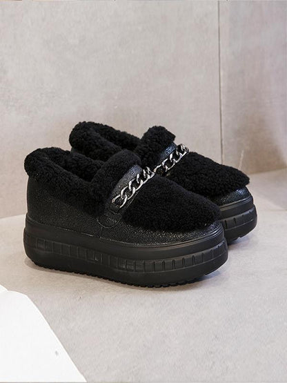 High Leather Warm Shoes  Sport Style