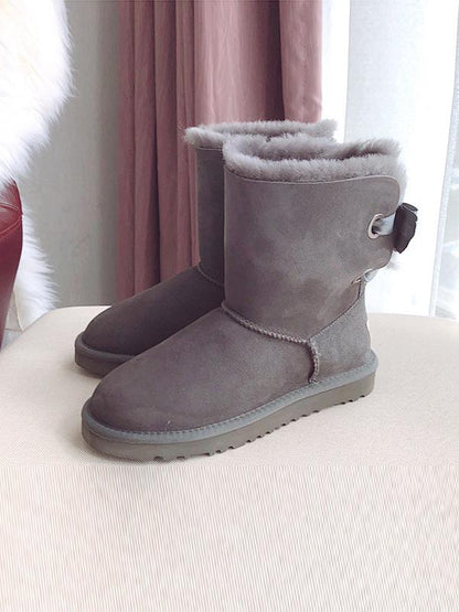 Bow Thickening Warm Boots Snow Boots Uggs