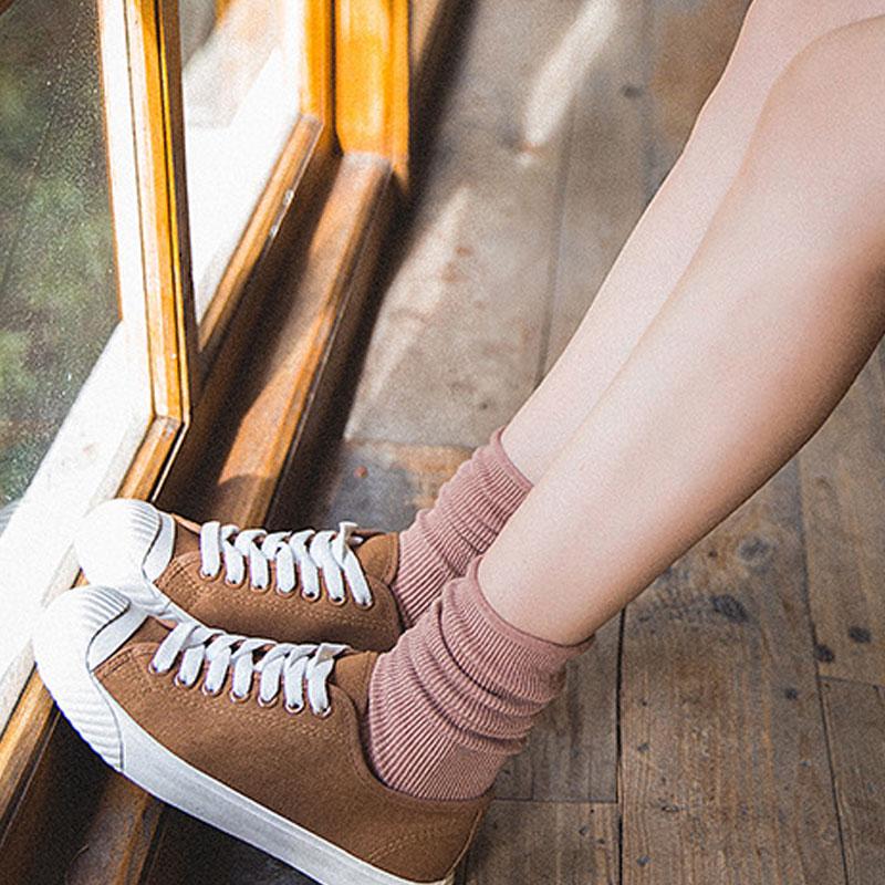 Cotton Knitted Casual Keep Warm Women Pile Stocking