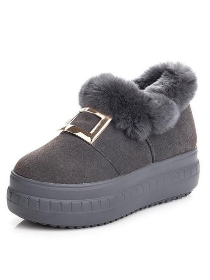 Winter Thick-Soled Trendy Furry Shoes