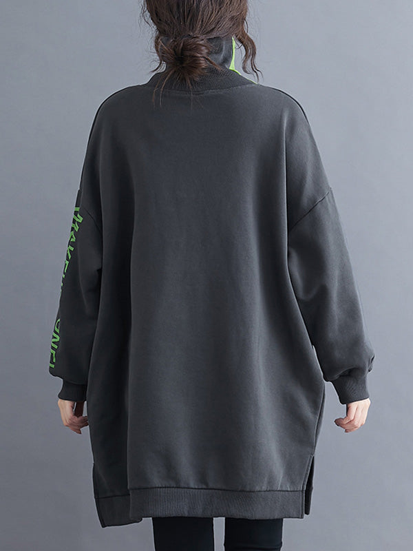 Original Split-Joint Letter Print Sweatshirts