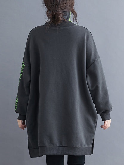 Original Split-Joint Letter Print Sweatshirts