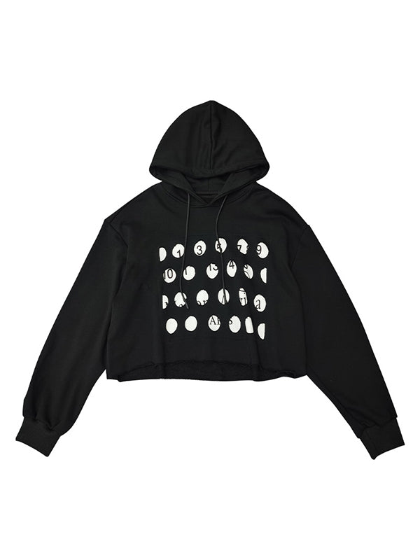 Original Split-Joint Long Sleeves Drawstring Hoodies