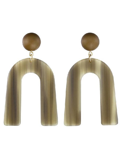 U pattern Earrings
