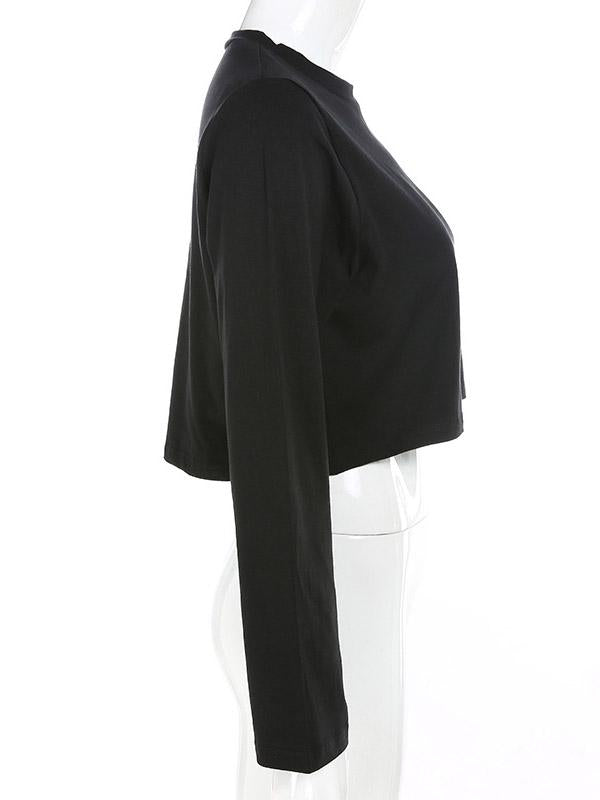 Simple Solid Loose Casual T-Shirt