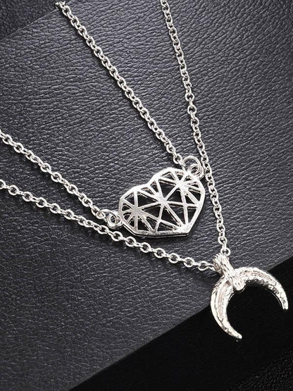 Hollow Moon Necklaces Accessories