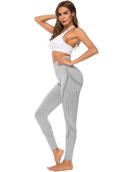 High Waist Perforated Yoga Leggings