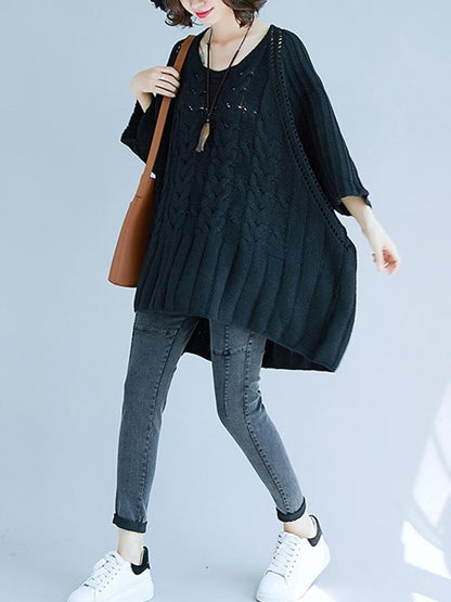 Casual Batwing Knitting Sweater