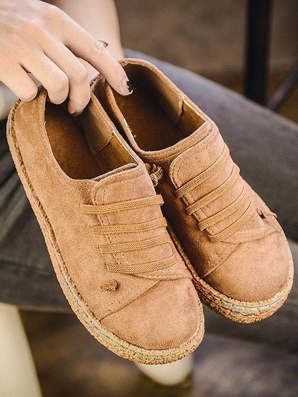 Vintage Slip-on Flats Shoes