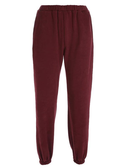 Simple Solid Color Athletic Pants