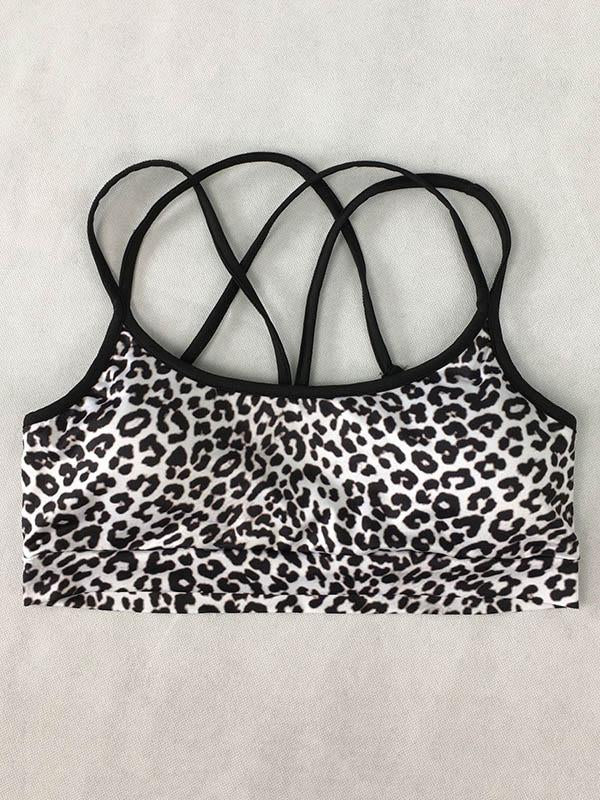 Leopard Printed Short Yoga Suits
