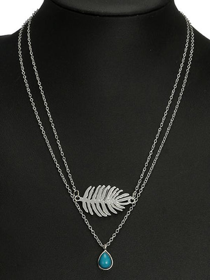 Vintage Leaf Necklaces Accessories