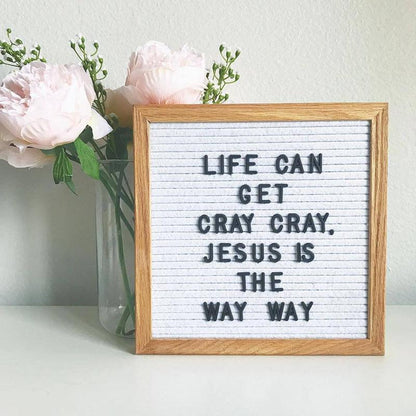 Felt Letterboard Photo Frame Home Decoration