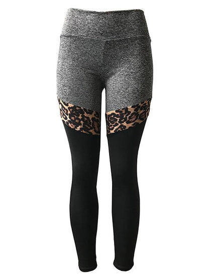 High Waist Patchwork Leggings