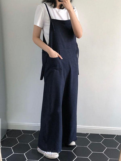 LOOSE BF STYLE COMFORTABLE JUMPSUIT