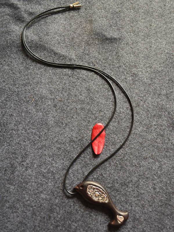 Vintage Fish Pattern Necklace