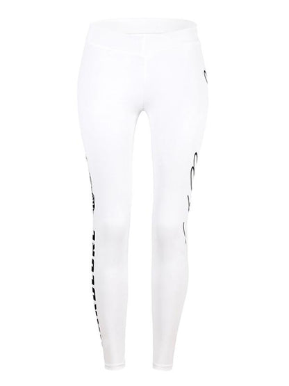 Letter Printing Yoga Leggings