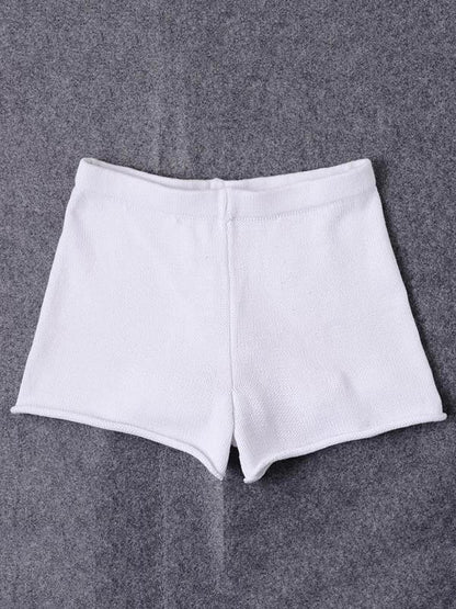 High Waist Knitted Hot Shorts
