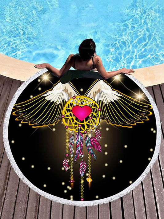 Flying Dream Catcher Printed Beach Mats