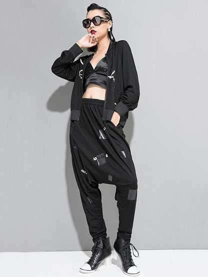 Casual Cool Girl Printed Jacket