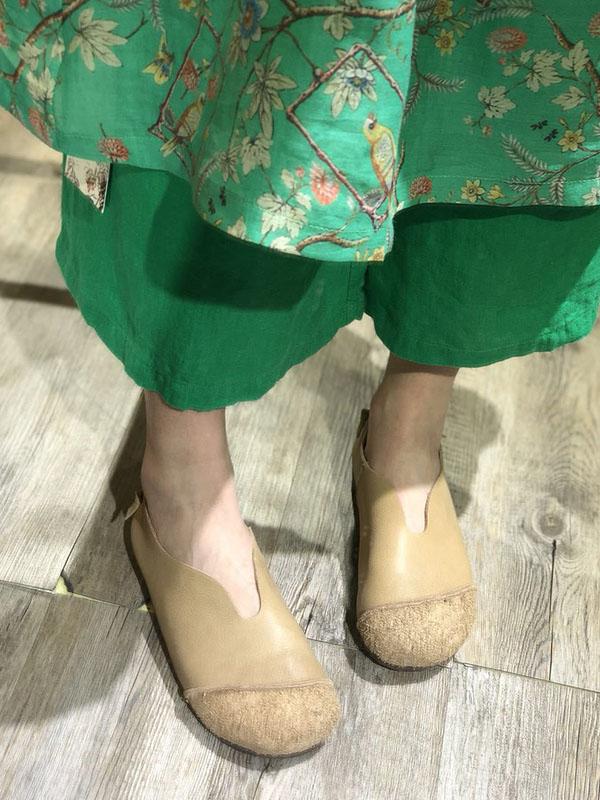 Cow Leather Nude Shoes