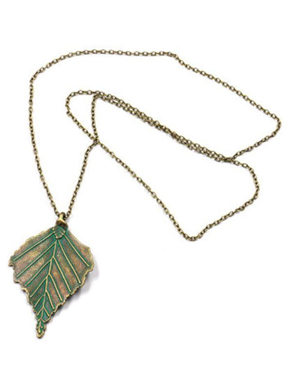 Vintage Leaf Alloy Necklaces Accessories