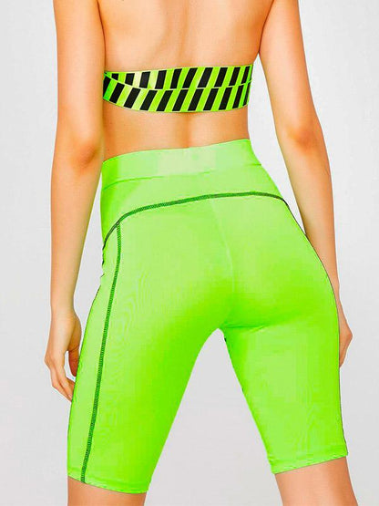 Wrap Mesh Yoga Shorts