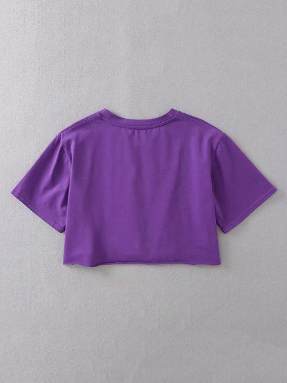 Cut Out Short Sleeve T-shirt