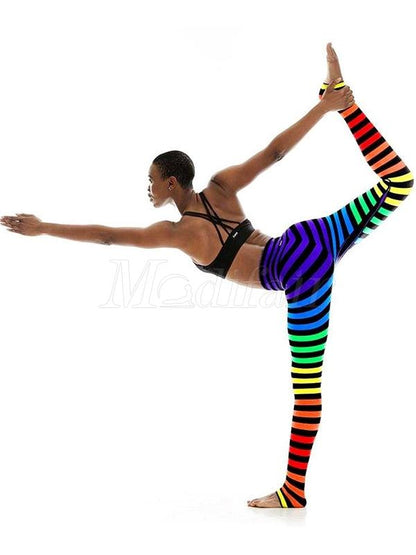 Rainbow Caterpillar Parent-child Leggings