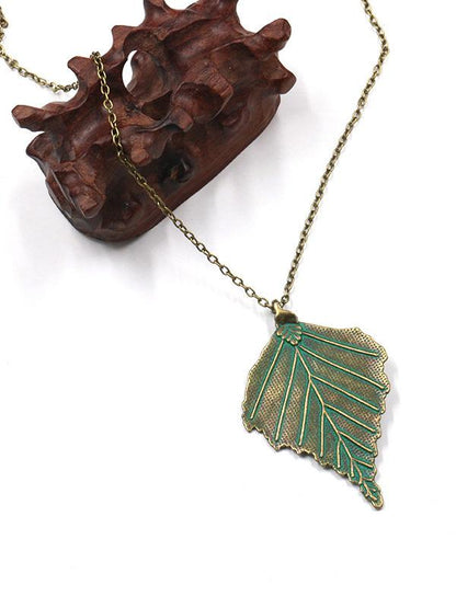 Vintage Leaf Alloy Necklaces Accessories