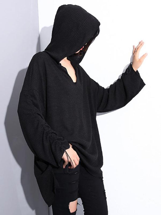 Casual Knitting Light Hoodies