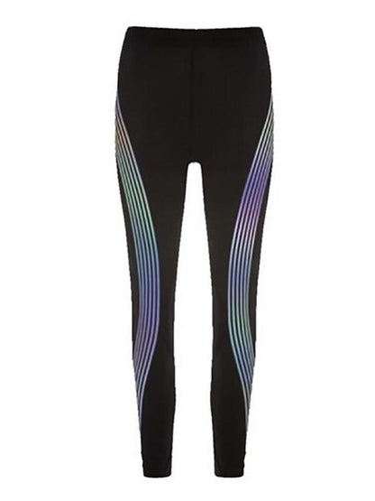 Striped Wrap Bright Color Leggings